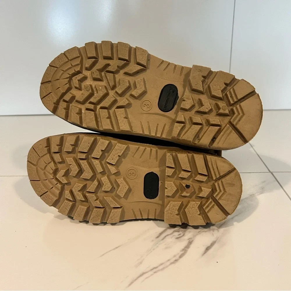 Ozark Trail Kids Camouflage and Brown Boots Size 3